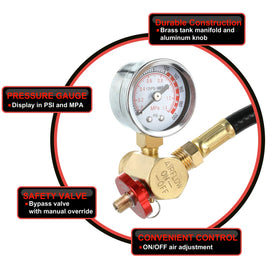 Hromee safety bypass valve featuring manual override for control.