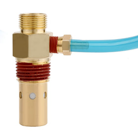 Hromee push-to-fit unloader fitting with quick connections