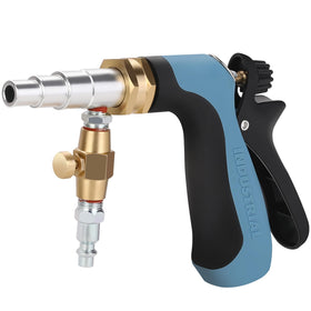 Hromee water heater cleaning tool gun with air for easy, controlled flush.