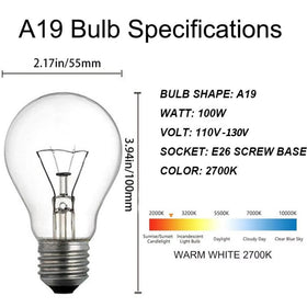 Hrsovii 2700K soft white glow ideal for cozy living spaces.