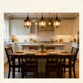 Hrsovii A19 bulb in office light offers long-lasting illumination.