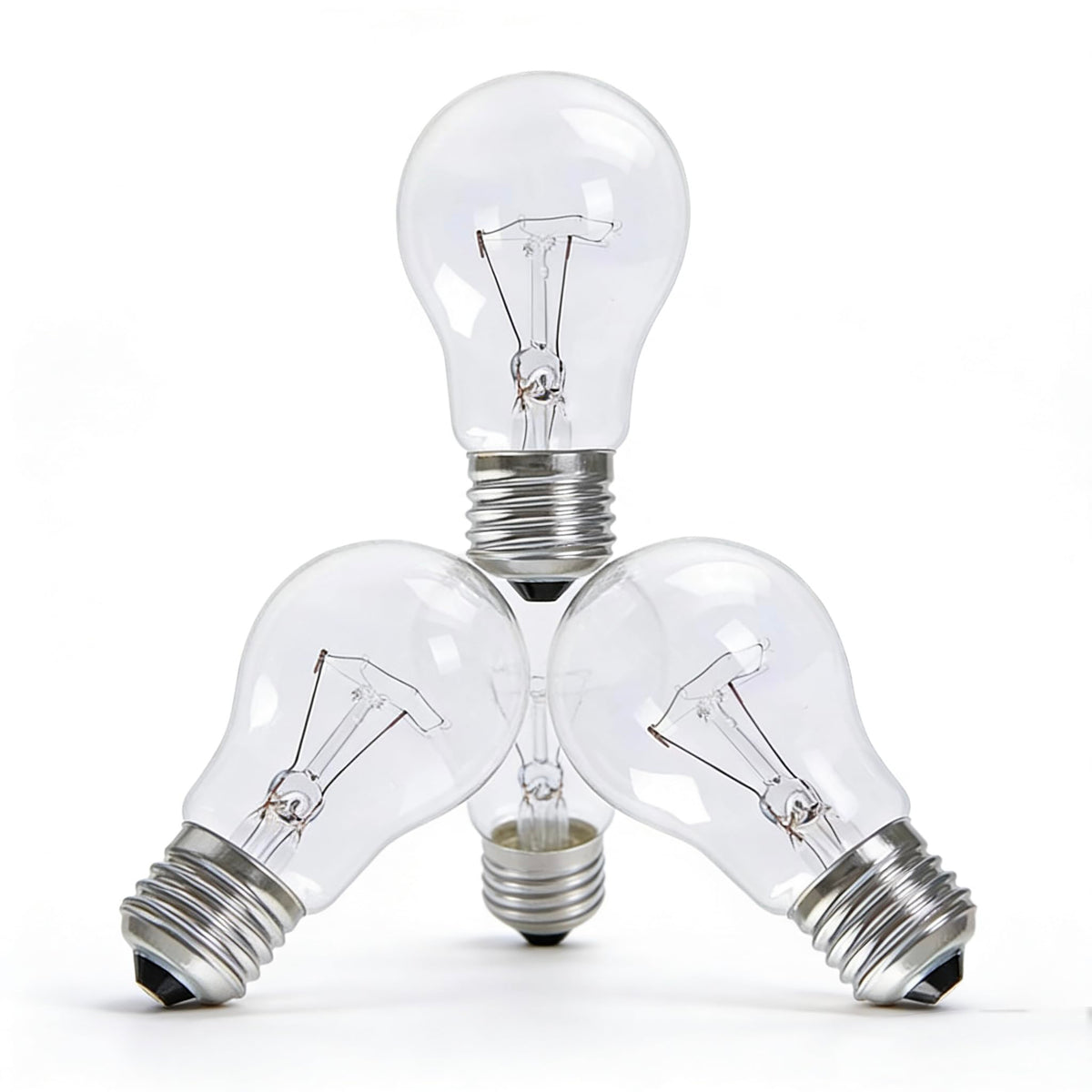 Hrsovii A19 clear rough-service bulb for rugged, reliable daily lighting.