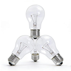Hrsovii A19 clear rough-service bulb for rugged, reliable daily lighting.