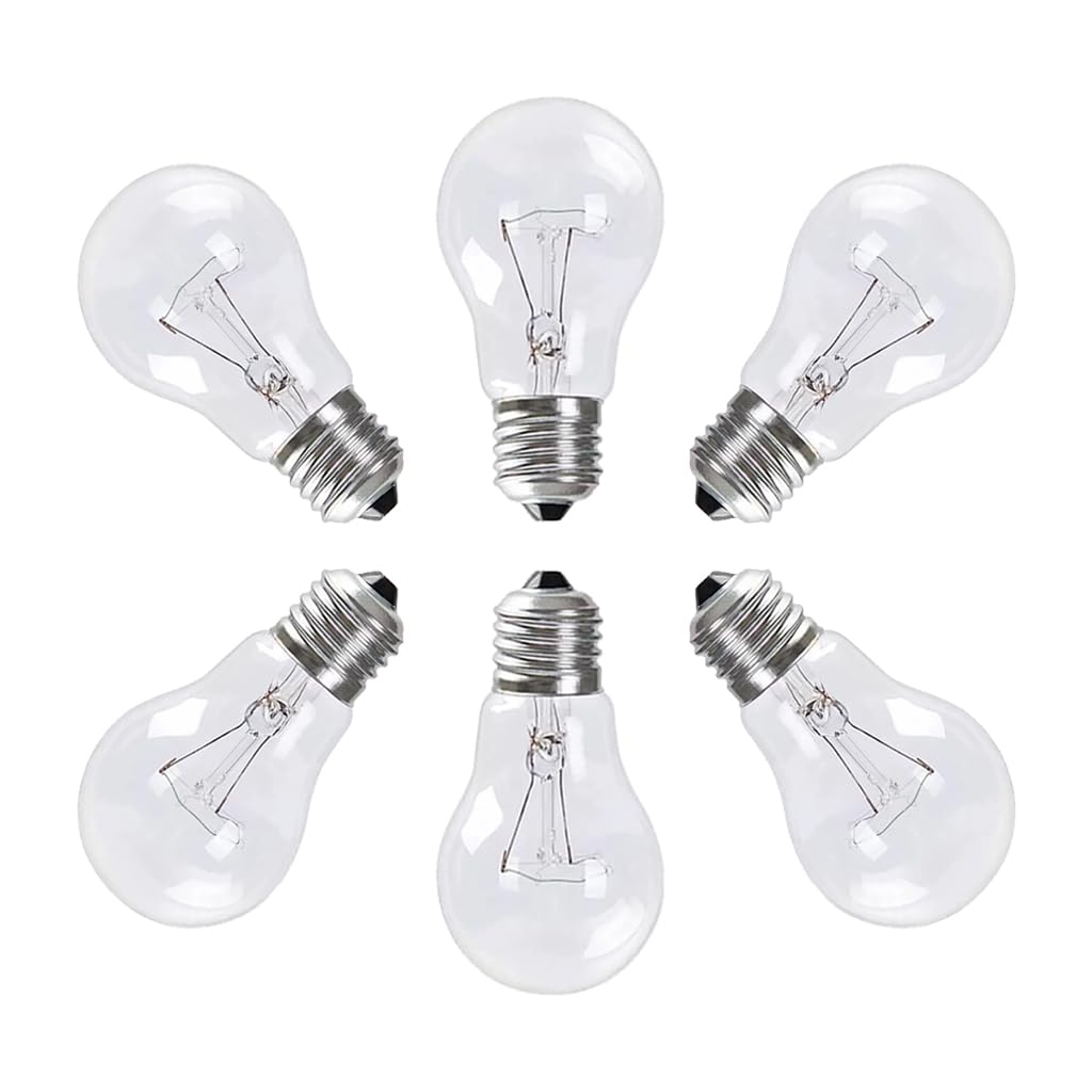 Hrsovii A19 clear rough-service bulb ready for rugged, long-lasting illumination.