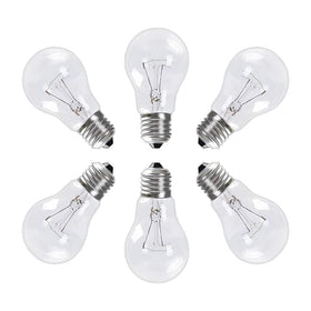 Hrsovii A19 clear rough-service bulb ready for rugged, long-lasting illumination.