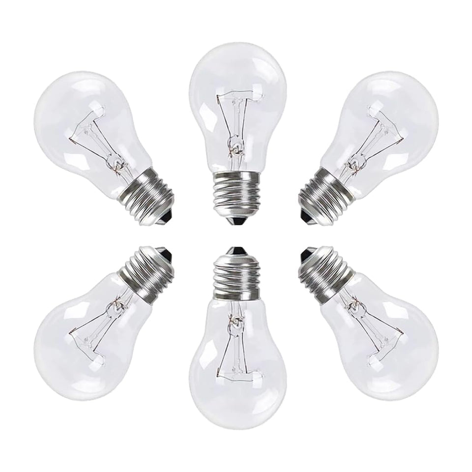 Hrsovii A19 clear rough-service bulb ready for rugged, long-lasting illumination.