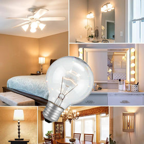 Hrsovii Globe Bulb 3.15 inch diameter ideal for vanity mirrors