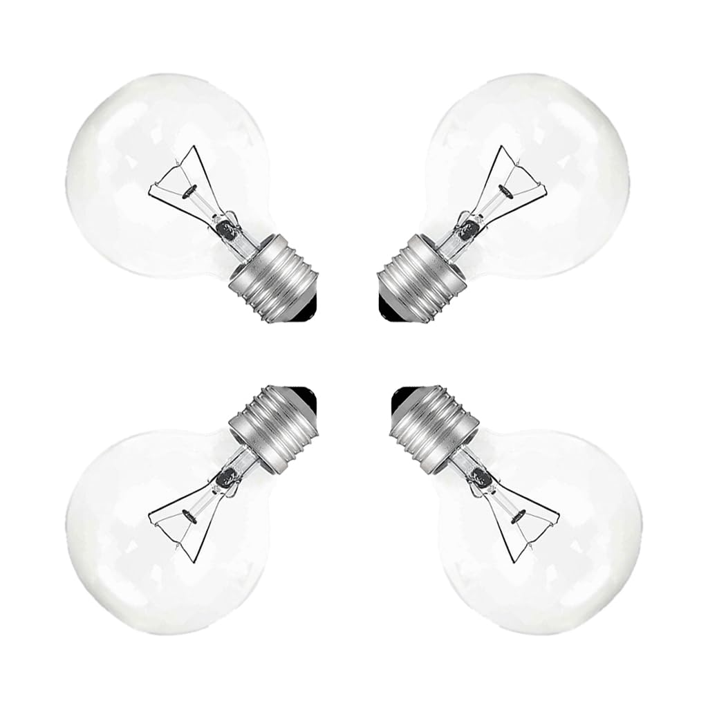 Hrsovii Globe Bulb for vanity lighting with flattering 4000K glow