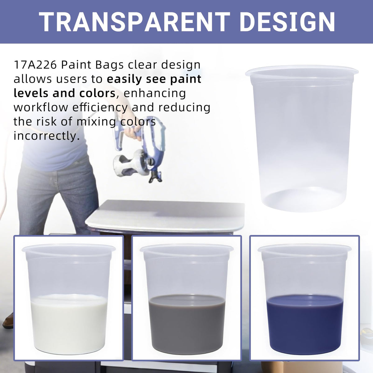 HSJAWA 1L capacity bags support longer runs between bag changes