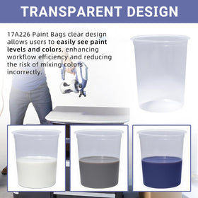 HSJAWA 1L capacity bags support longer runs between bag changes