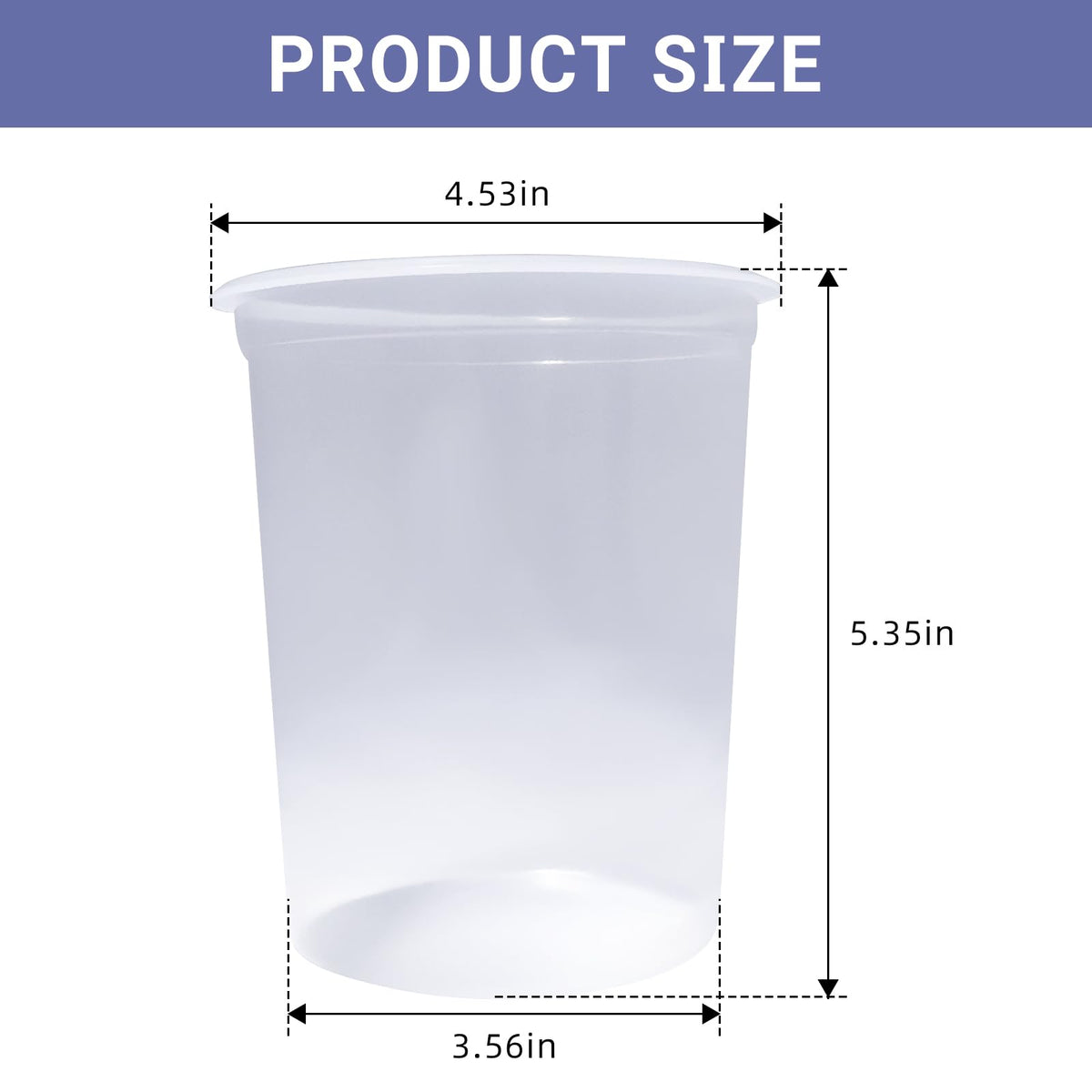HSJAWA clear view bags help monitor paint levels during projects