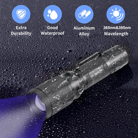 HSXMN UV Flashlight aids scorpion hunting in dark environments