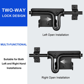HTHOOOOOME bi-directional design demonstrates flexible left-right installation.