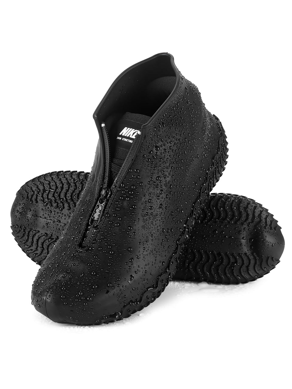 HTHOY&GOWY waterproof silicone shoe covers protecting kids' shoes from rain