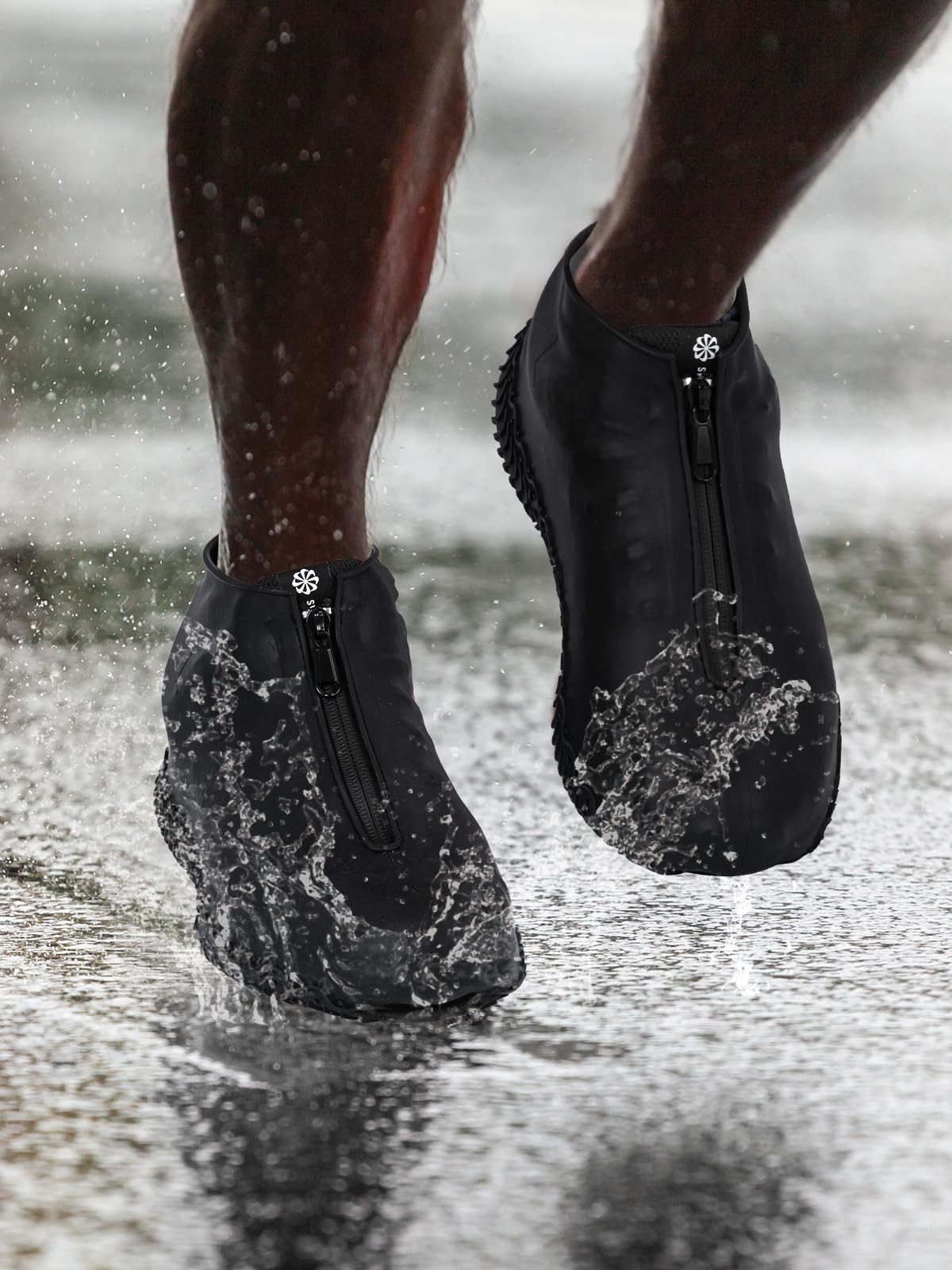 HTHOY&GOWY shoe covers for men and women keeping footwear dry in wet weather