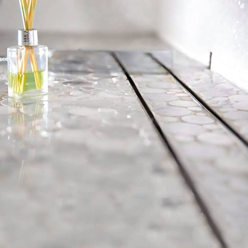 HTOH adjustable feet ensure level installation on uneven bathroom floors.