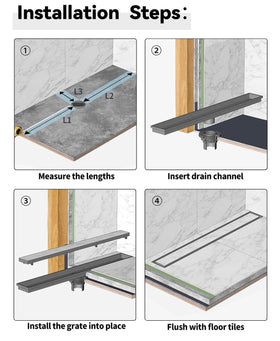 HTOH liner design with X-pattern drains water quickly and reduces standing water.