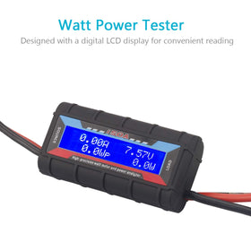 HTRC 150A power analyzer enables battery testing with voltage and current readouts