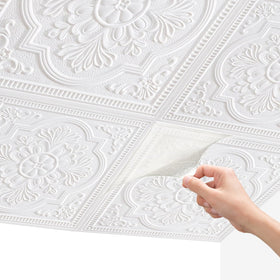 HTRFSTR ceiling tiles 3D foam close-up, showcasing texture and noise-reducing depth.