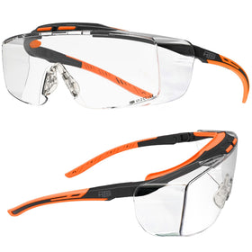 HTS HUNTERSKY clear lenses offering unobstructed visibility