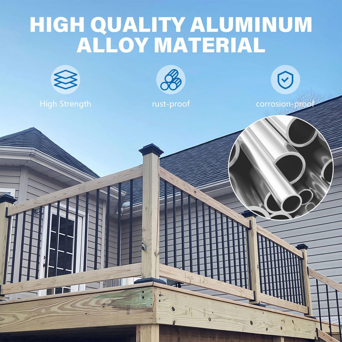 HTWAVE easy install with connectors for secure rail connections