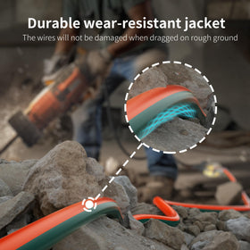 HUANCHAIN bright orange-green color improves visibility and safety on site.