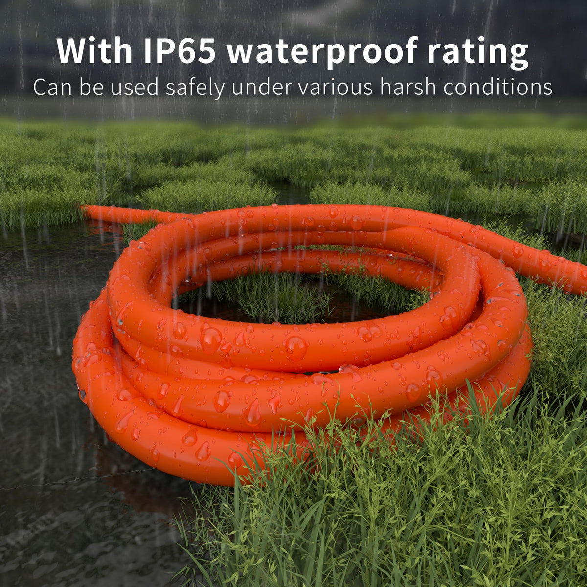 HUANCHAIN ETL-listed waterproof extension cord approved for outdoor use.