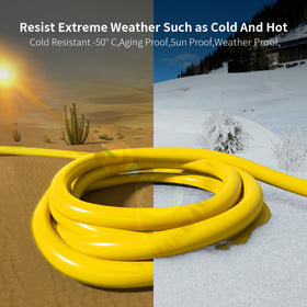 Huanchain flexible vinyl extension cord resisting bending and easy to store.