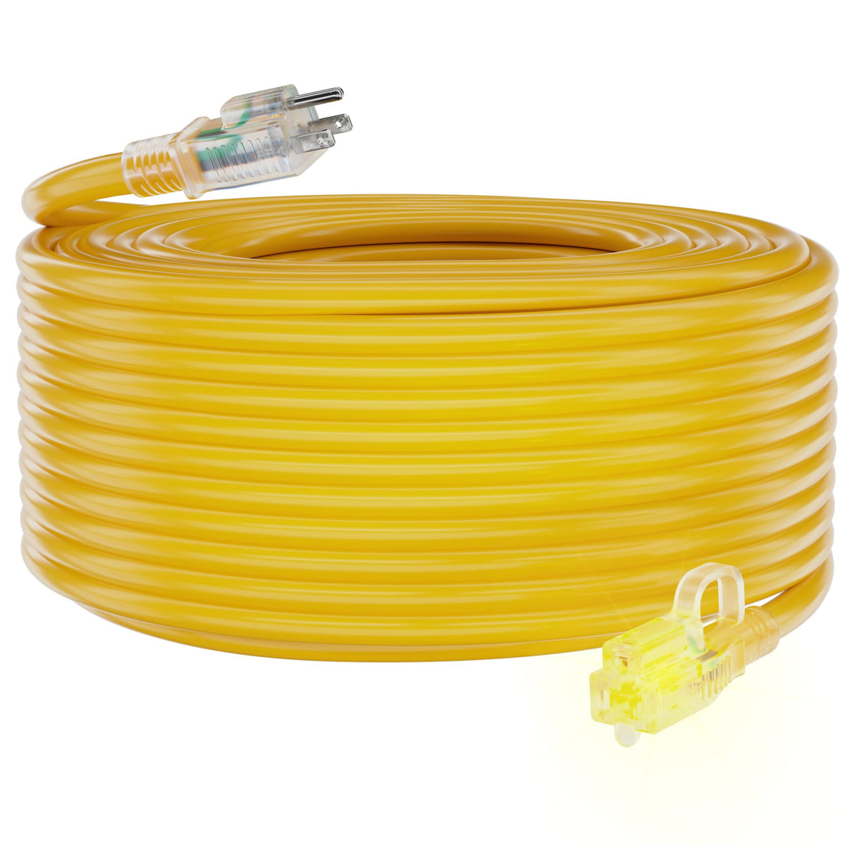 Huanchain hook-strain relief plug design reduces bending damage.