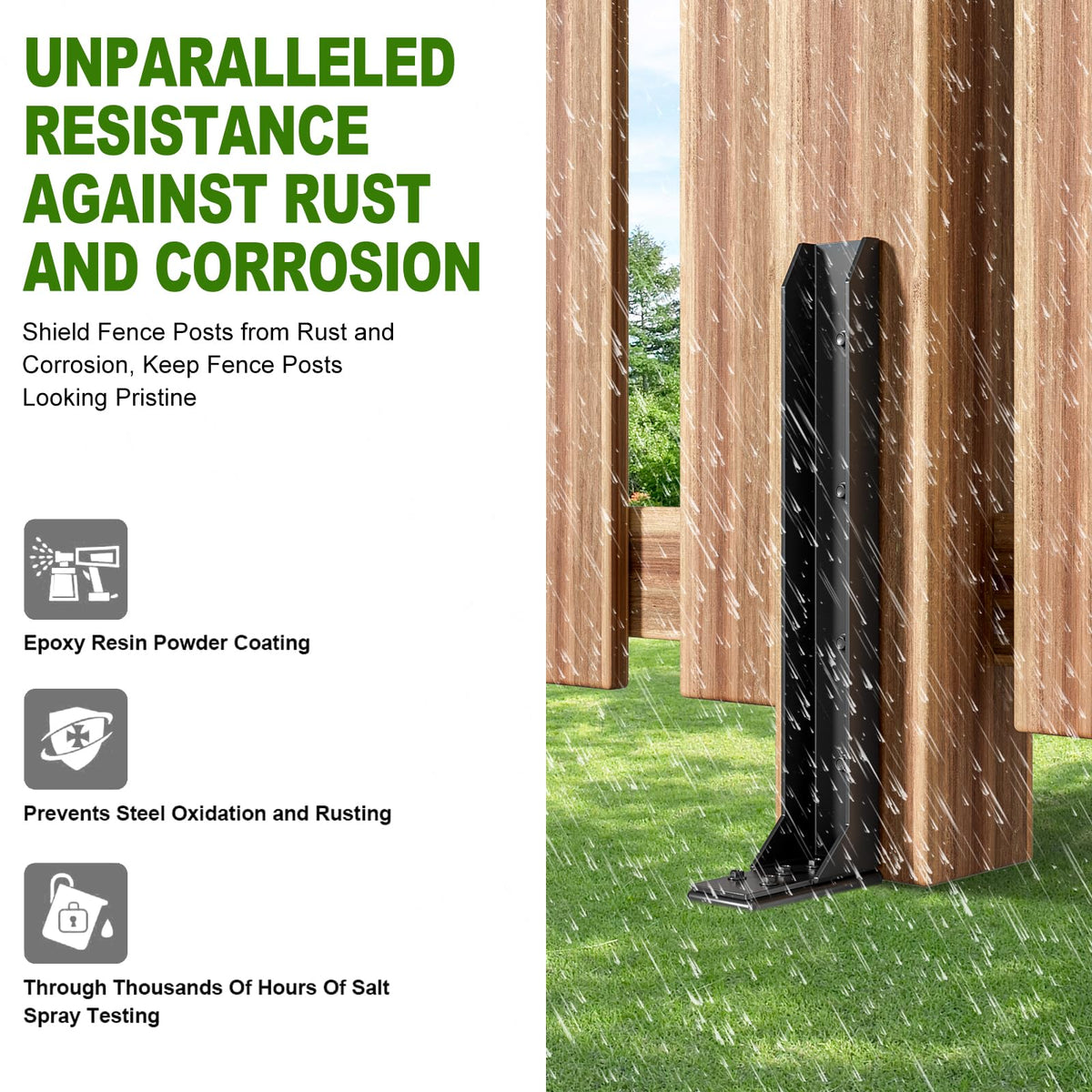 HuaSheWJ fence repair kit ready for yard, farm, or border fencing