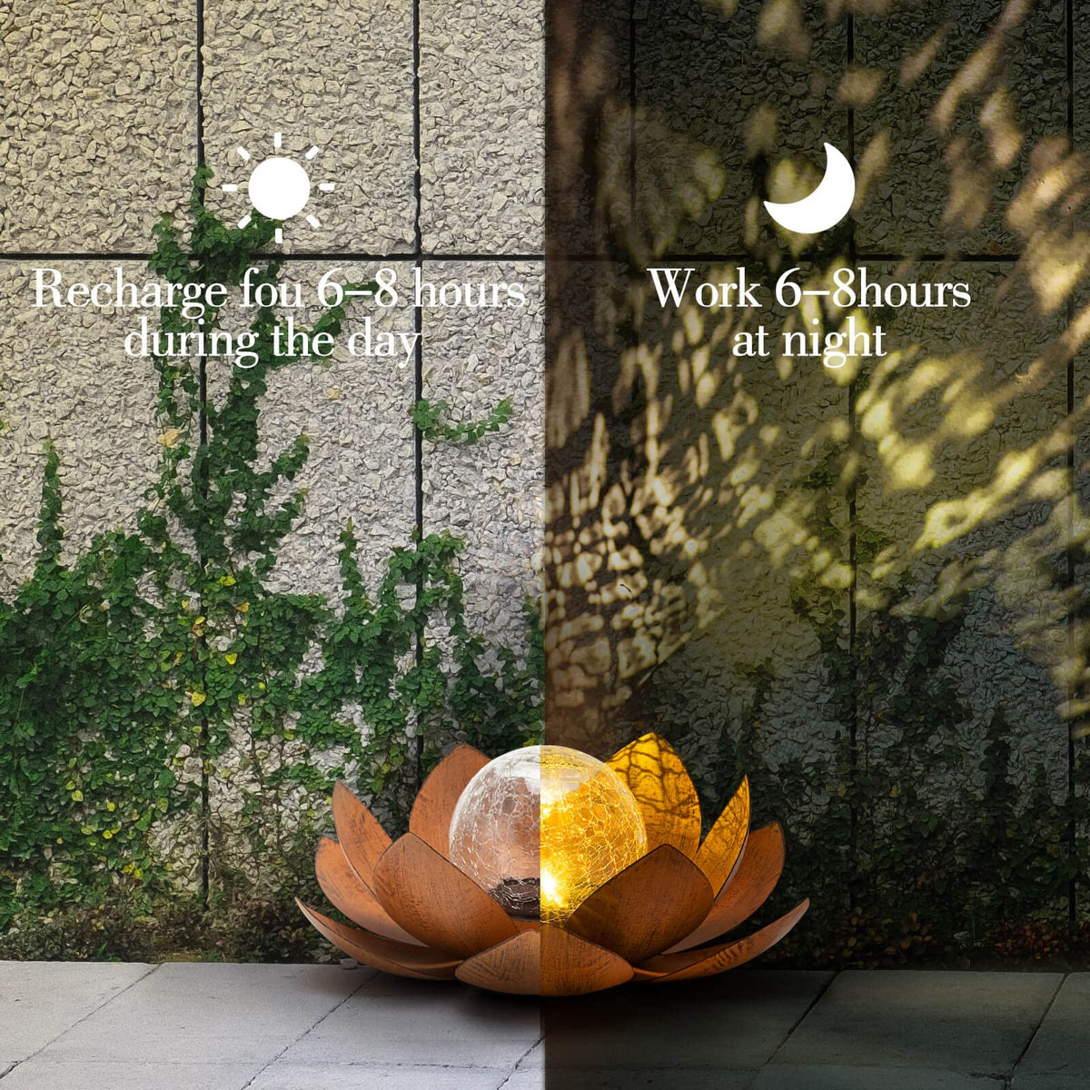Huaxu Lotus Garden Light nightglow illuminates paths with warm, inviting light.