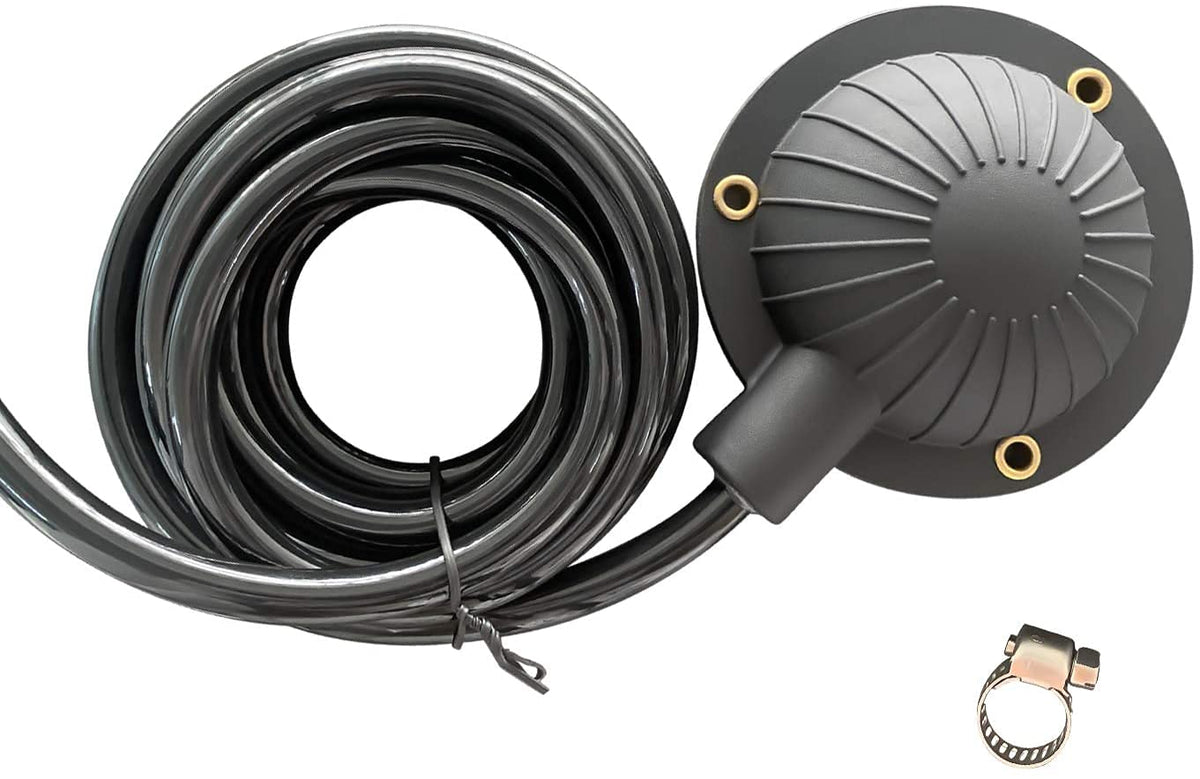 Huazu air foot pedal showing general applicability for various drain cleaners, enabling hands-free control.