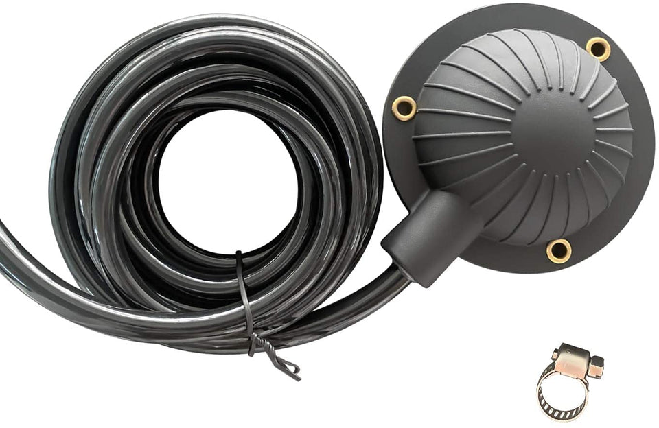 Huazu air foot pedal showing general applicability for various drain cleaners, enabling hands-free control.