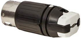 Hubbell CS8165C locking plug in a 3P4W setup, supporting reliable 50A, 480V connections.