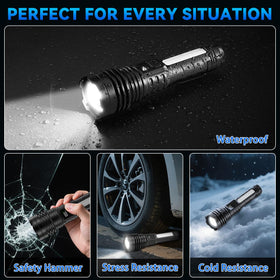 Huccbs aviation-grade aluminum body delivers rugged durability and confident handling.