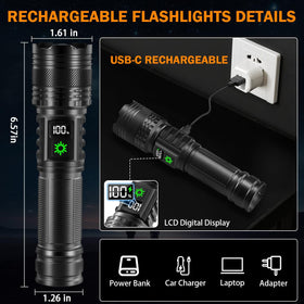 Huccbs flashlight zoom focus demonstrates adjustable spotlight