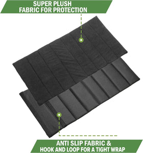 Pole wrap around a four-foot section showing versatile length coverage.