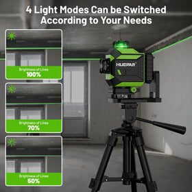 Huepar 704CG integrated magnetic bracket for quick mounting on metal surfaces.