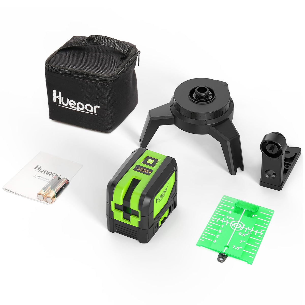 Huepar 9300G 360-degree floor stand for flexible positioning