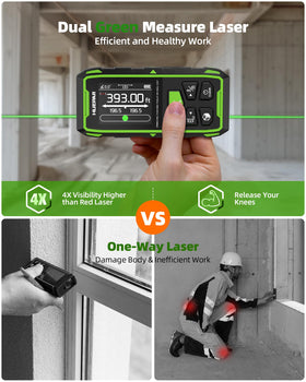 Huepar green beam output highlights accuracy and visibility