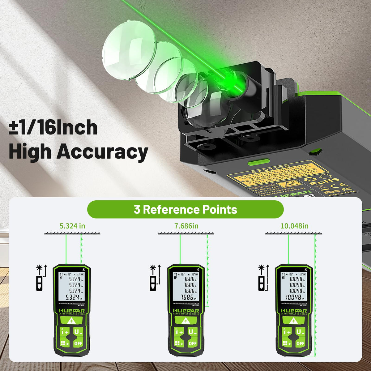Huepar angle sensor provides real-time orientation data