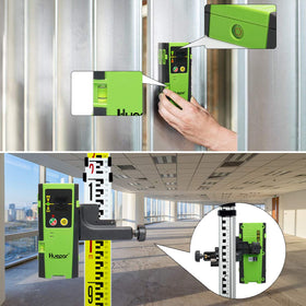 Huepar LR-6RG uses a 9V battery for long operation life