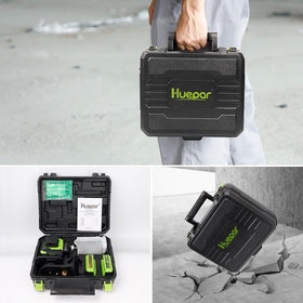 Huepar LS04CG hard carry case for organized tool transport