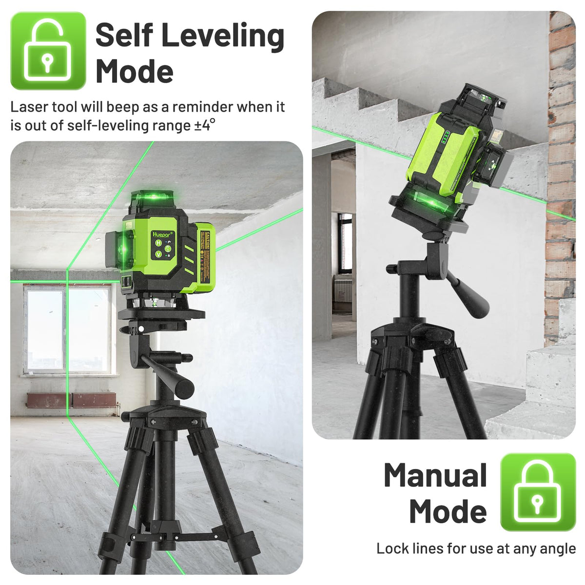 Huepar LS04CG magnetic bracket for quick metal mounting on walls