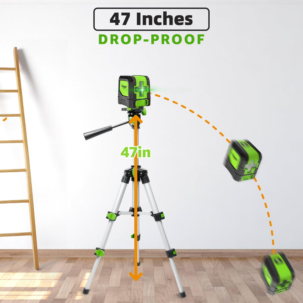 Huepar M-9011G 360-degree magnetic base for hands-free mounting