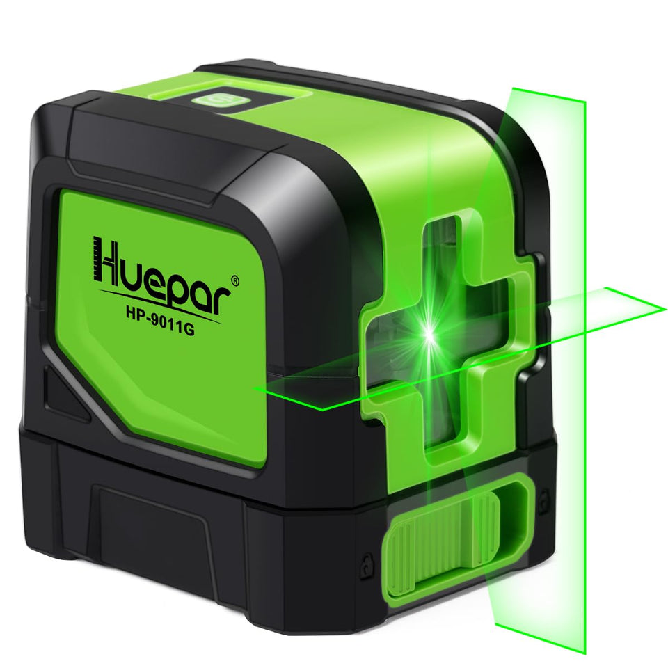 Huepar M-9011G compact design laser level guides precise indoor alignment