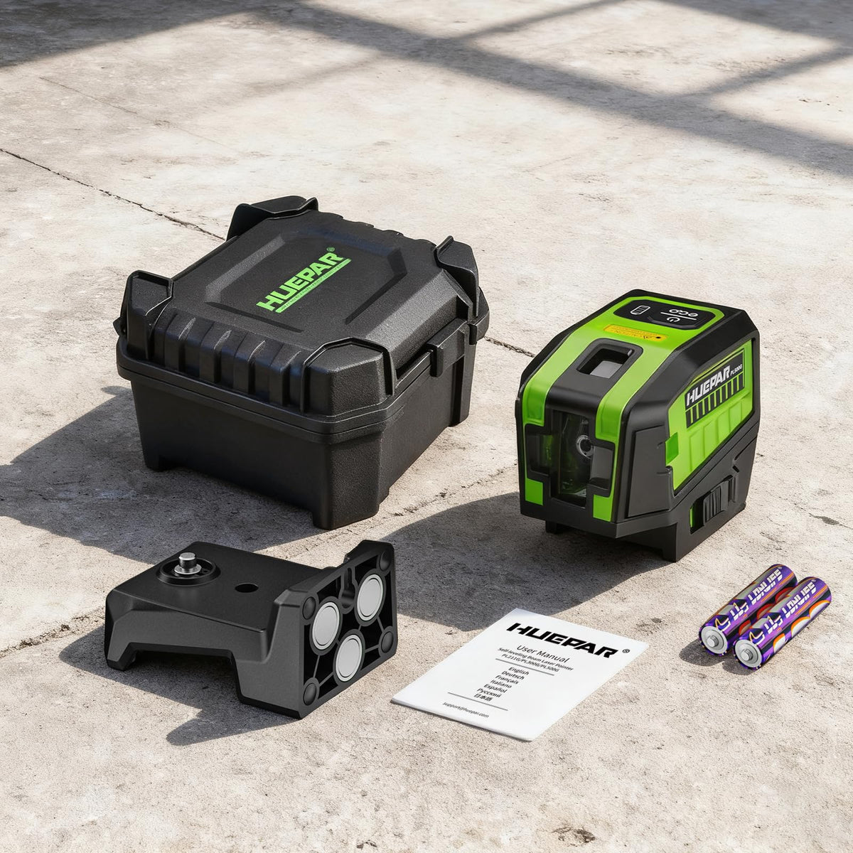 Huepar PL500G warranty and included accessories provide confidence