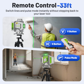 Huepar Pro outdoor range up to 660 ft with receiver.