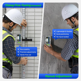 Huepar Pro LR300 clamp included for precise mounting.