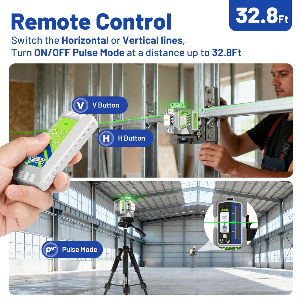 Huepar Pro magnetic bracket rotating for easy metal-surface alignment